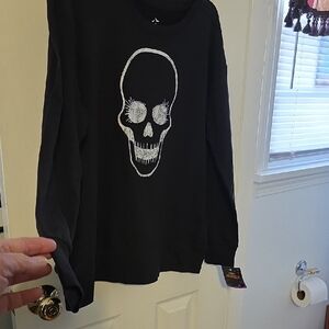Black Skull Sweater